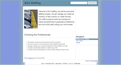 Desktop Screenshot of eacstaffing.com